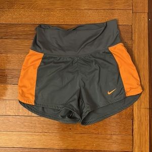 Nike gray and yellow shorts
